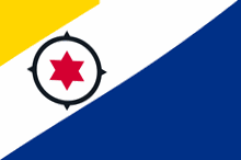 Waving flag of Bonaire