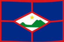 Waving flag of Sint Eustatius
