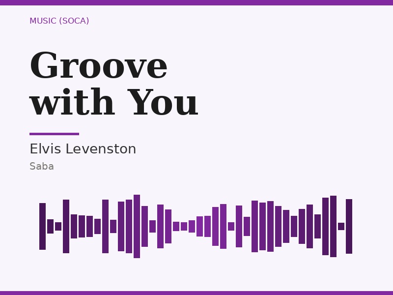 Elvis Levenston — Groove with You